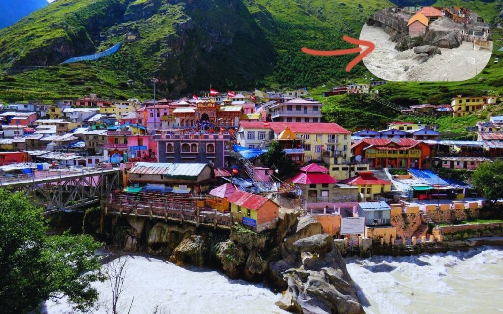 अलकनंदा नदी का अनोखा प्रवाह 